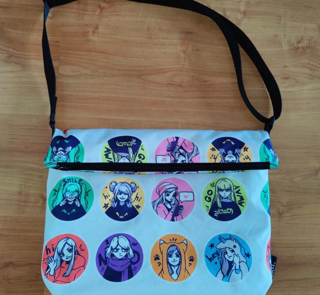 Cute Animegirl Expression Waterproofbag