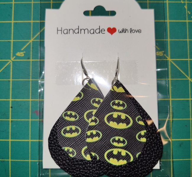 Batman Earrings
