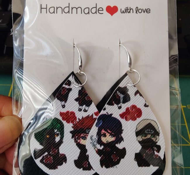 Akatsuki/Naruto Earrings